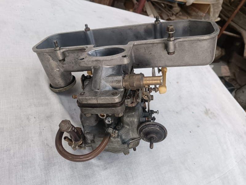 Carburetor Weber and head cover Autobianchi A112 Abarth