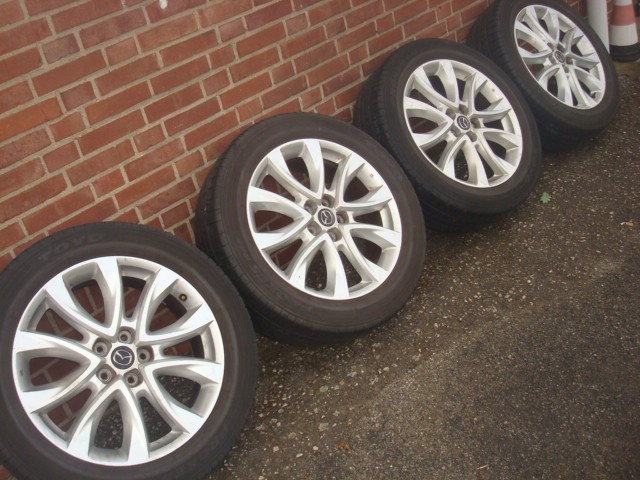 19”Originele Mazda CX5 CX-6 7 Velgen + Banden 5x114.3