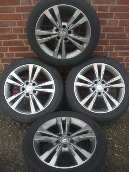 17 inch Originele Avantgarde Velgen Mercedes C E klasse Steek 5x112