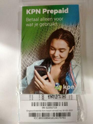 06-12-20-27-23 Unieke Top06 nummer Kpn Prepaid