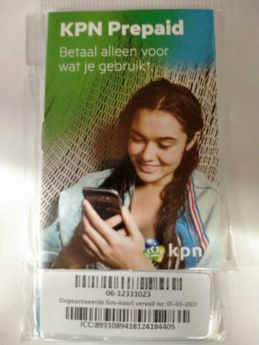 06-12-33-10-23 Unieke Top06 nummer Kpn Prepaid