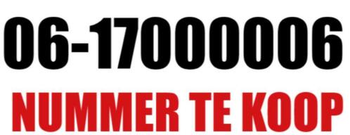 06-17000006 oftewel 06 - 17 00 00 06 topnummer te koop