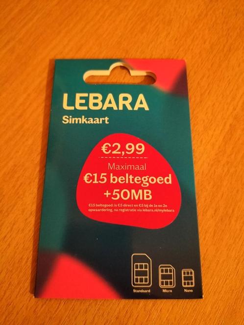 06-22-01-01-44 MOOI NUMMER LEBARA PREPAID SIM