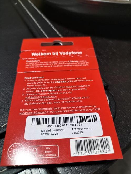 06 29 29 53 29 MOOI NUMMER VODAFONE PREPAID