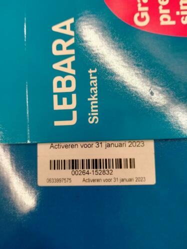 06-33-99-75-75 Unieke Mooie LEBARA SIM Kosten Geld