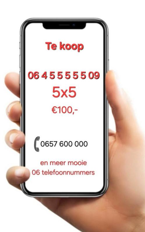 06 4 5 5 5 5 5 09. 100,- En meer makkelijke 06 nummers.