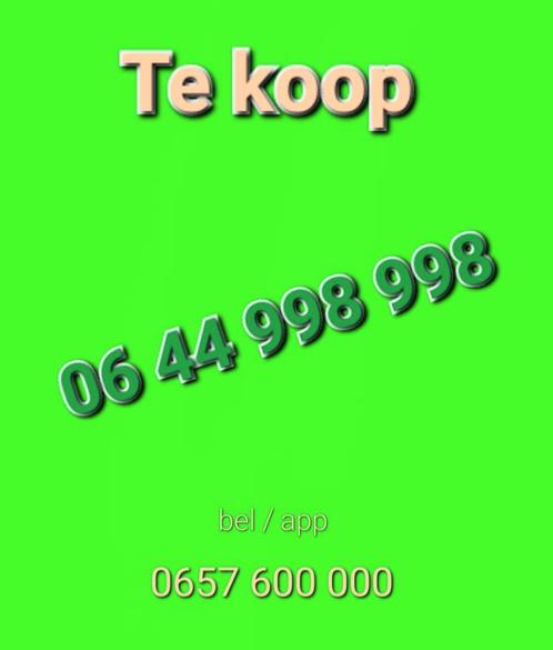 06 44 998 998. En meer makkelijke 06 nummers.