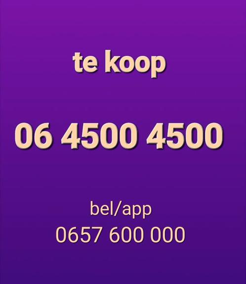 06 4500 4500. Mooiste 06 nr  van marktplaats  