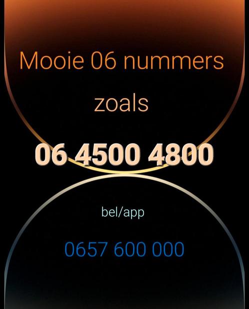 06 4500 4800. 350,- En meer mooie 06 nummers...