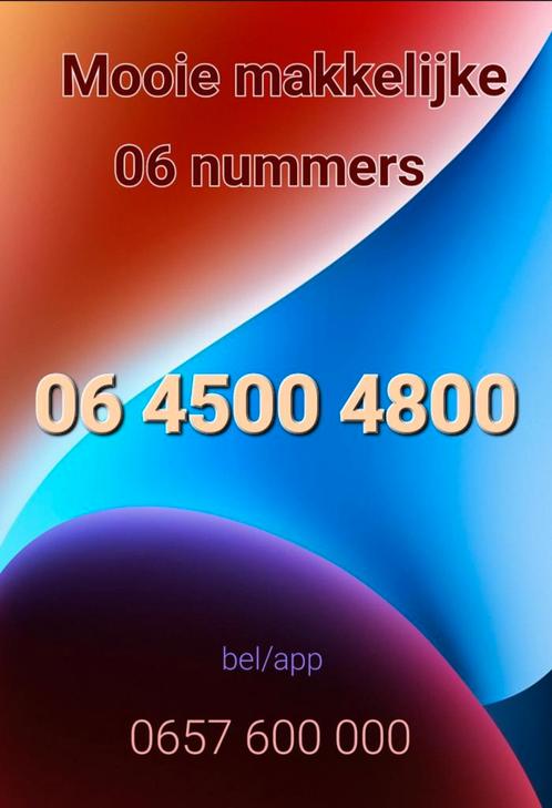 06 4500 4800. 350,- En meer mooie 06 telefoonnummers...