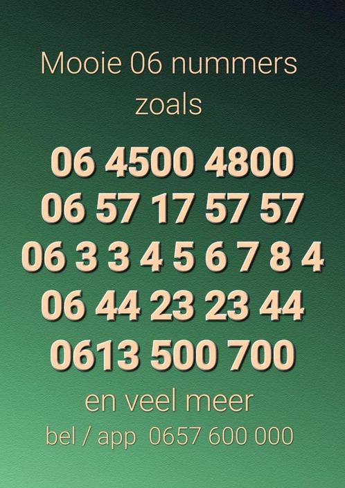 06 4500 4800. En meer mooie 06 nummers...