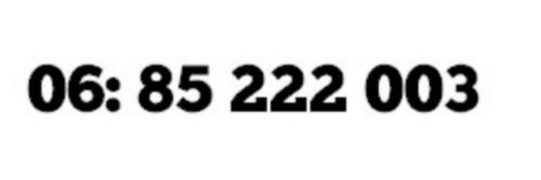 06 85 222 003 - Mooi Makkelijk Nummer Lyca --- WT