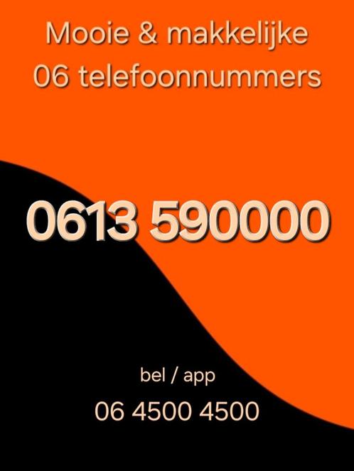 0613 590000. En meer makkelijke 06 nummers.