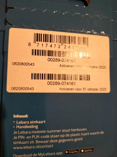 0620800543 Top Makkelijk nummer lebara prepaid vaste prijs.