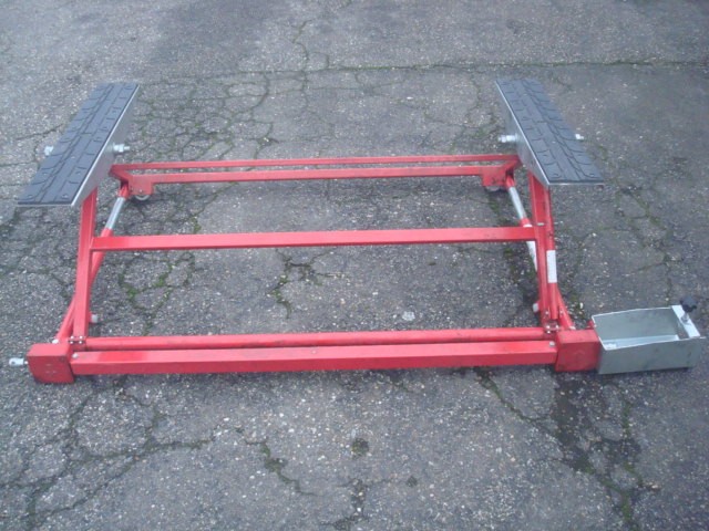 Mobiele mechanische autolift 1,5T 550mm MW Tools