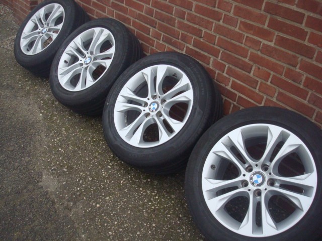 18” Orginele BMW Styling 605 Velgen met Banden Steek 5x120