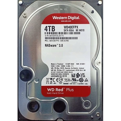 WD Red Plus WD40EFPX 4TB(10 stuks op voorraad)