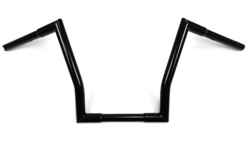 1 Inch Universeel Stuur Square Fat Ape Hanger 12 Inch Zwart