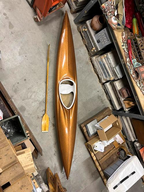 1 persoons kano met houten peddel