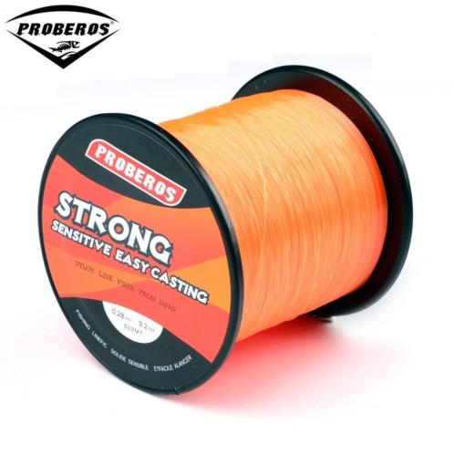 1 ST Nylon Lijn 500 M Oranje Vislijn 9.2 kg Monofilament