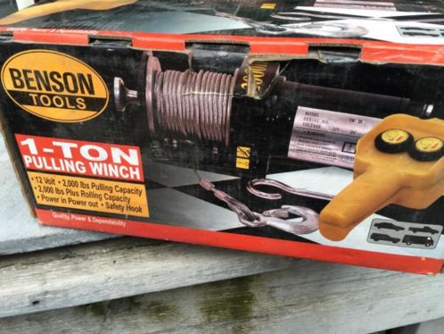 1 tons winch 12 volt