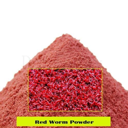 1 zak 40g Bloed Worm Smaak Additief Rode Worm Poeder