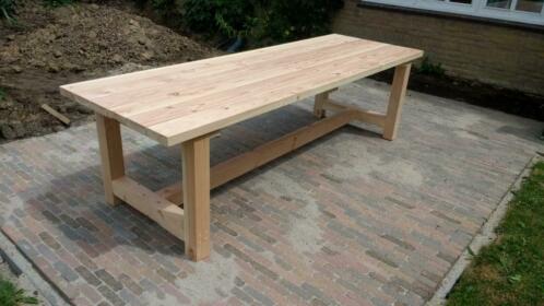 10 korting landelijke tuintafel 250x87x76 cm voor 315,-