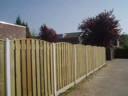 10  najaars korting op schutting compleet (zelfbouw) 