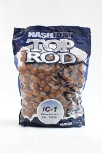 10 x 2,3 kg Nash Top Rod Boilies voor  99,99 (67korting)