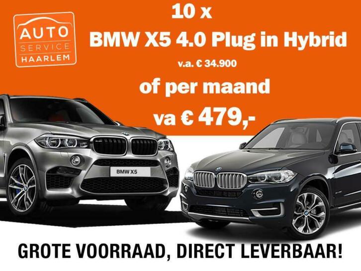 10 x BMW X5 4.0e Plug in Hybrid High Exe M-Sport