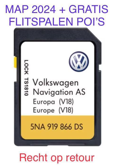 100 2024 VW update navigatie map Volkswagen Media Pro RNS