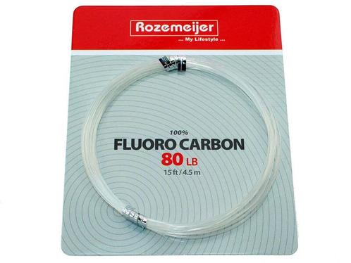 100 Fluoro Carbon 4,5 m. 80 lb Rozemeijer - Roofvis XL