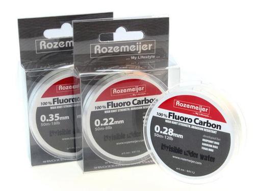 100 Fluorocarbon Lijn 50 m. Rozemeijer - Roofvis XL