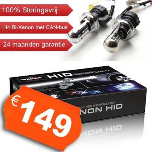 100 Storingvrij H4 Bi-Xenon Kit  2 jaar garantie 1