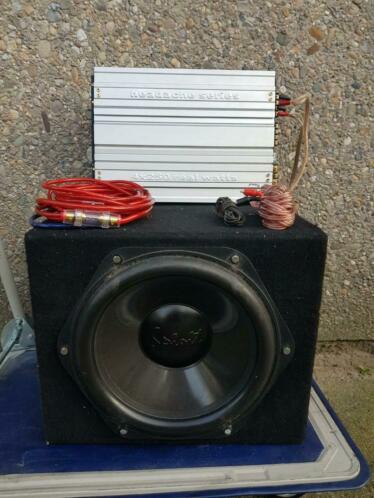 1000 watt versterker Subwoofer 1000 watt kabelset