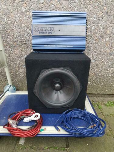 1000w Subwoofer 900w versterker kabels