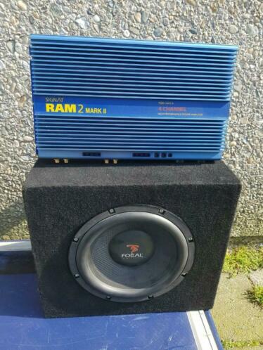 1000W versterker 1000Watt subwoofer signat. Focal z.g.s