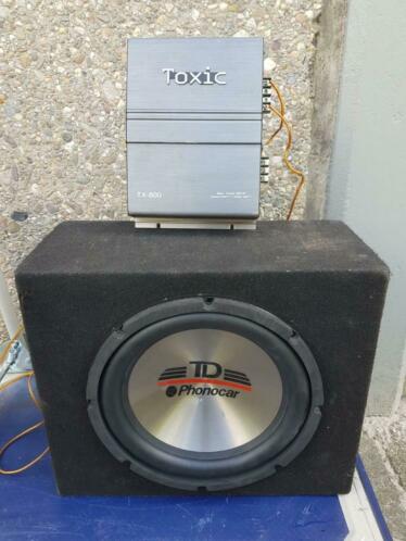 1000watt subwoofer versterker 800 watt kabelsetje