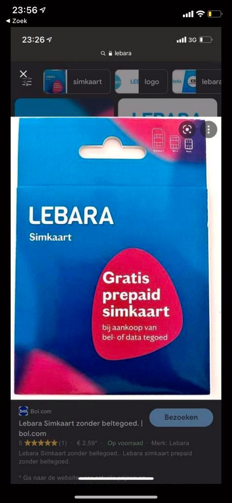 1050 lebara stuks