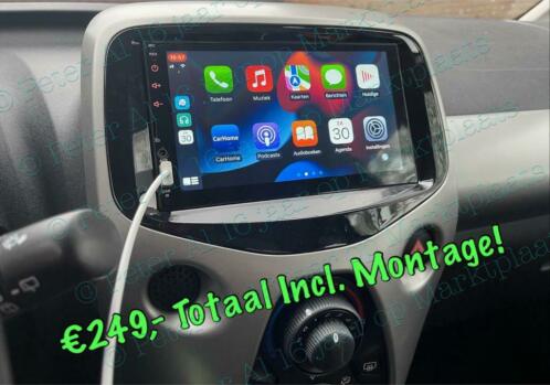108 Aygo C1  CarPlay Apple Navigatie Android Auto 107 Navi