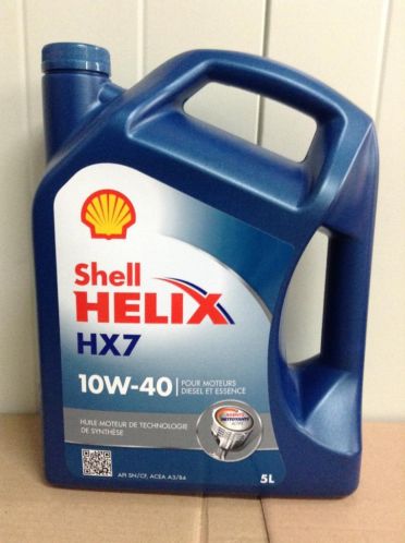 10W40 Shell Helix HX7 - 5L - API SNCF ACEA A3B4 JASO SG