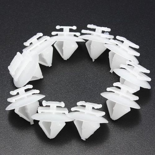 10x External Door Trim Bump Rub Strip Clips for Citroen P...