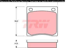 1107 remblokken DatsunNissan 100A 