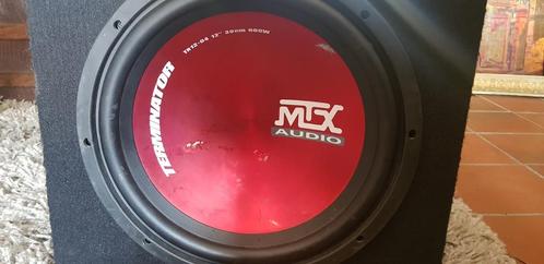 12 inch MTX subwoofer met MTXversterker