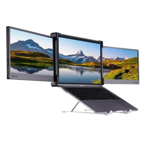 12 inches Tri-Screen Extender Portable Monitor for Laptop