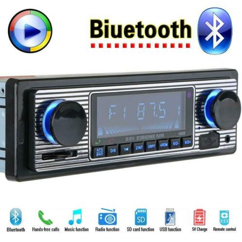 12 v Auto Radio Speler Bluetooth Stereo FM MP3 USB SD AUX