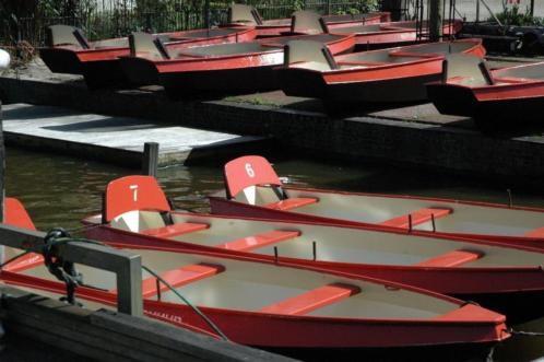 12 x stalen roeibootvisboot