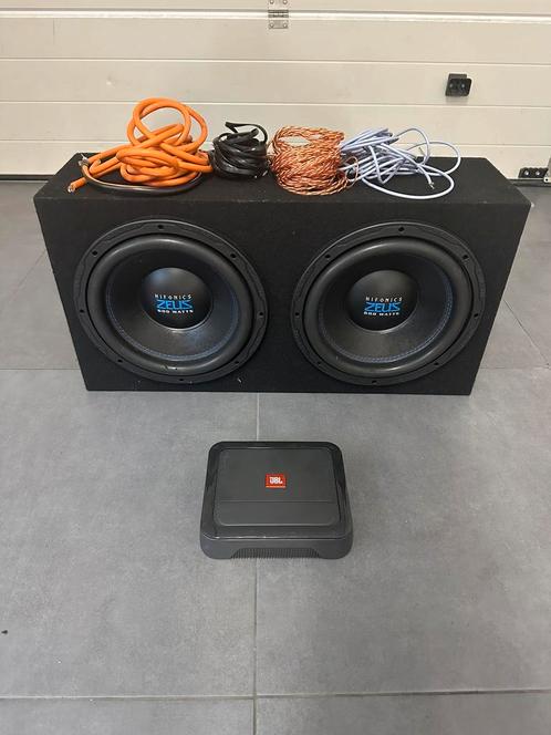 1200 watt Hifonics Zeus subwoofer  JBL versterker