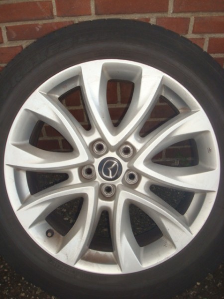 19”Originele Mazda CX5 CX-6 7 Velgen + Banden 5x114.3