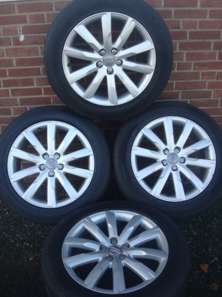 19 inch Originele Highline Audi Q5 Velgen & Banden 5x112